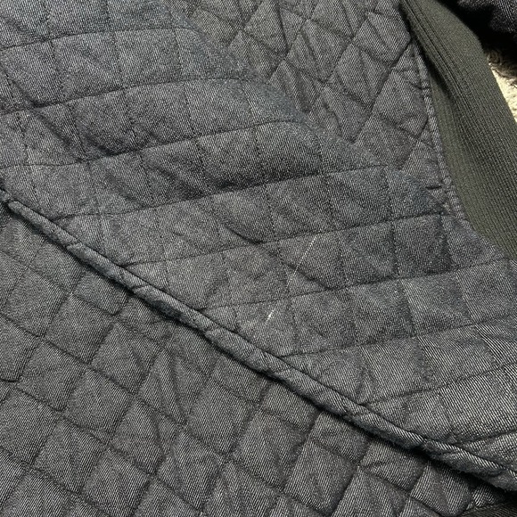 Women's M Lauren‎ Ralph Lauren Denim Quilted Jacket Snap Button - Picture 10 of 10